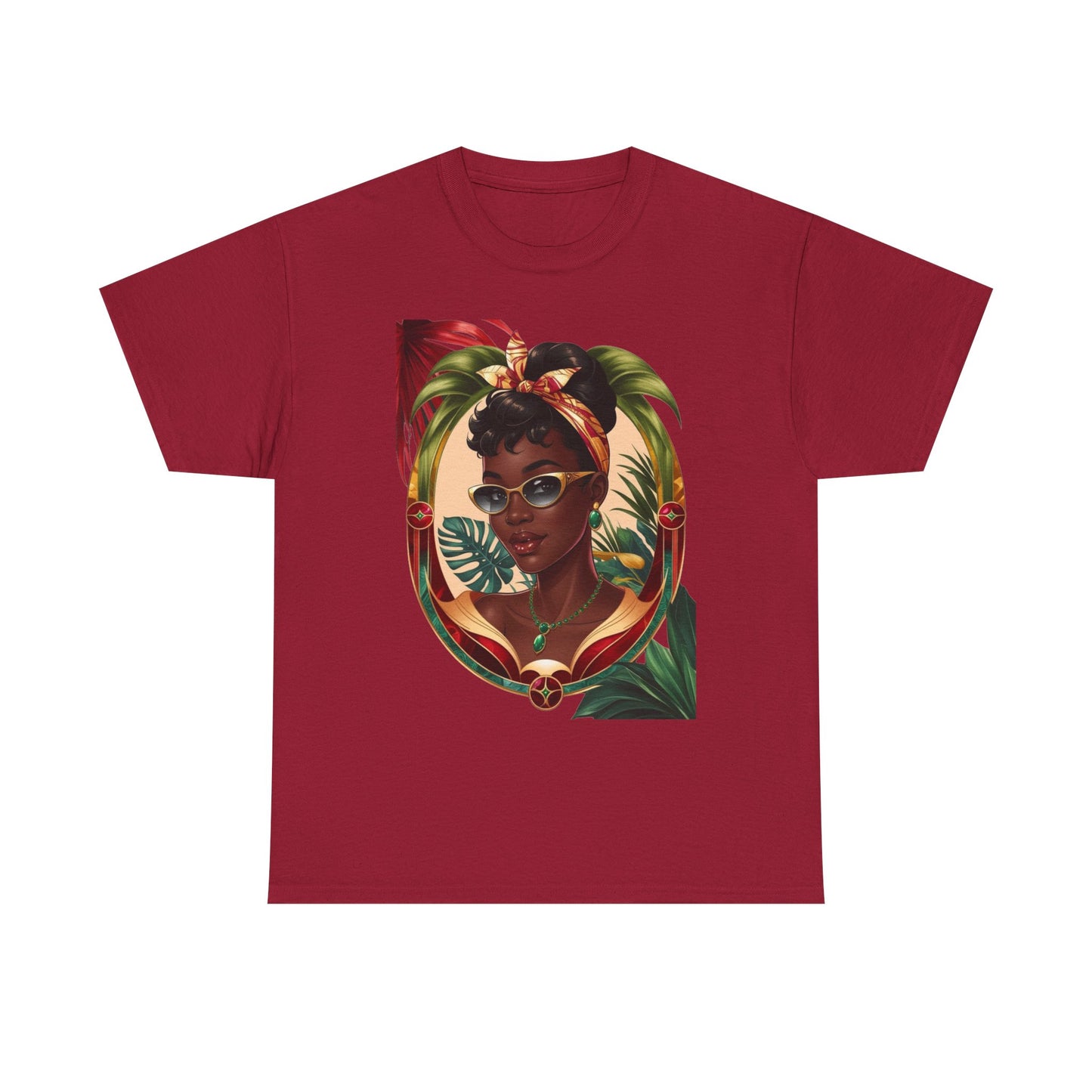 Tropical Vibes Tee - Stylish Summer Top with Chic Latina Art