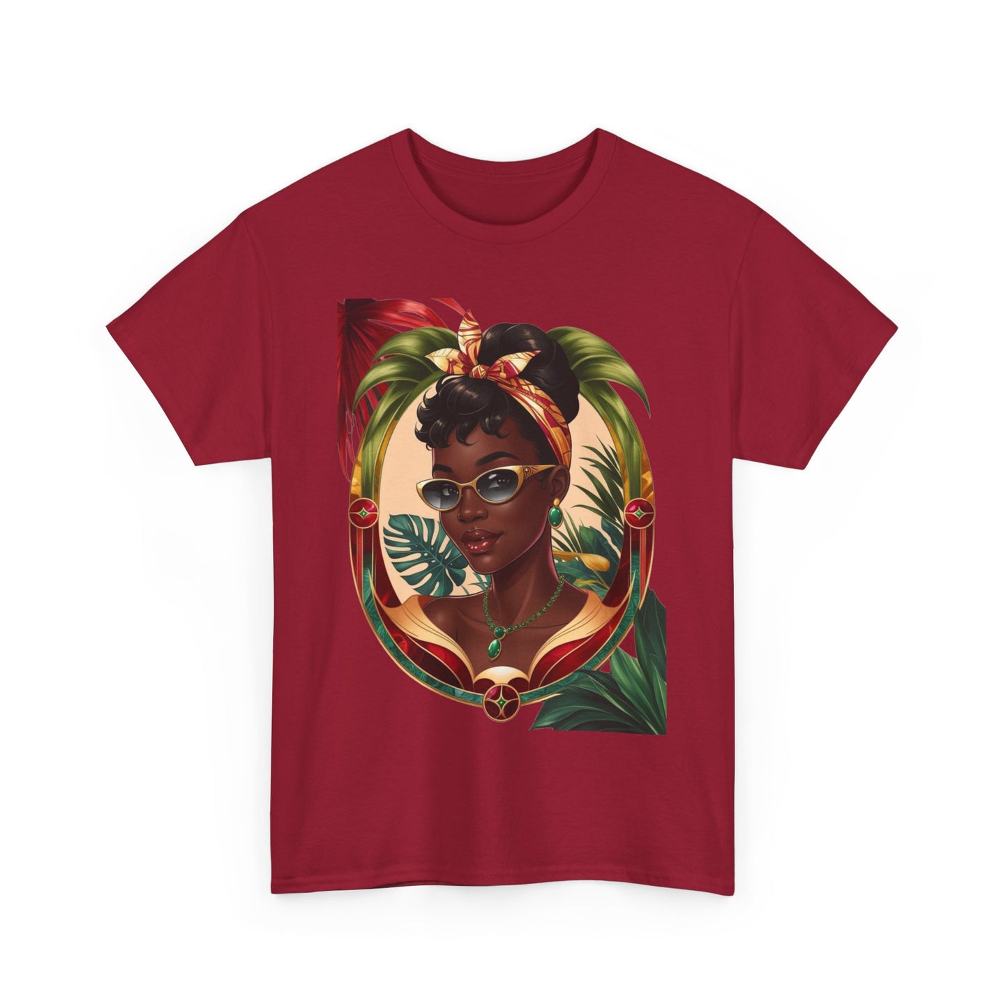 Tropical Vibes Tee - Stylish Summer Top with Chic Latina Art