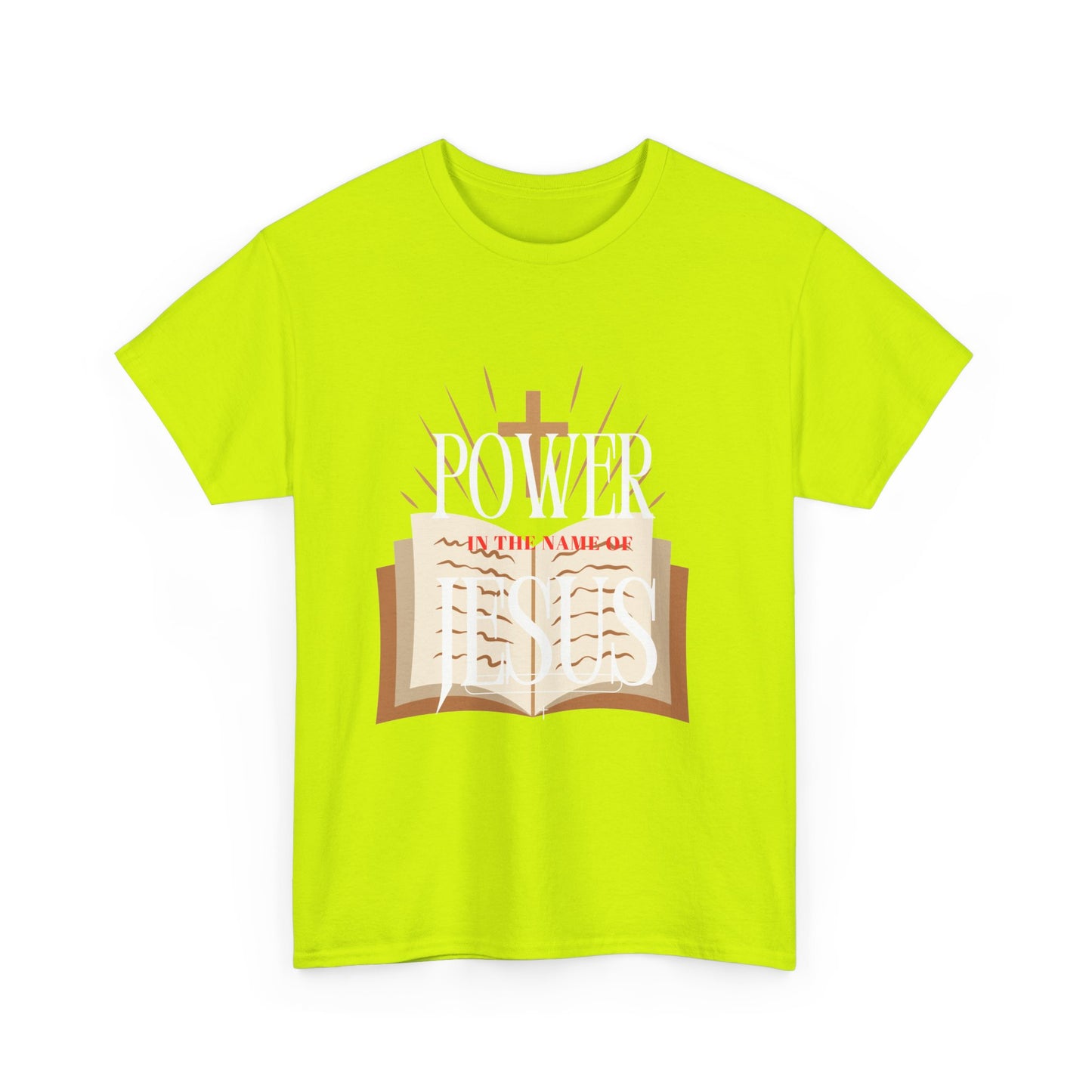 Faith-Inspired Tee - 'In The Name of Jesus' Design