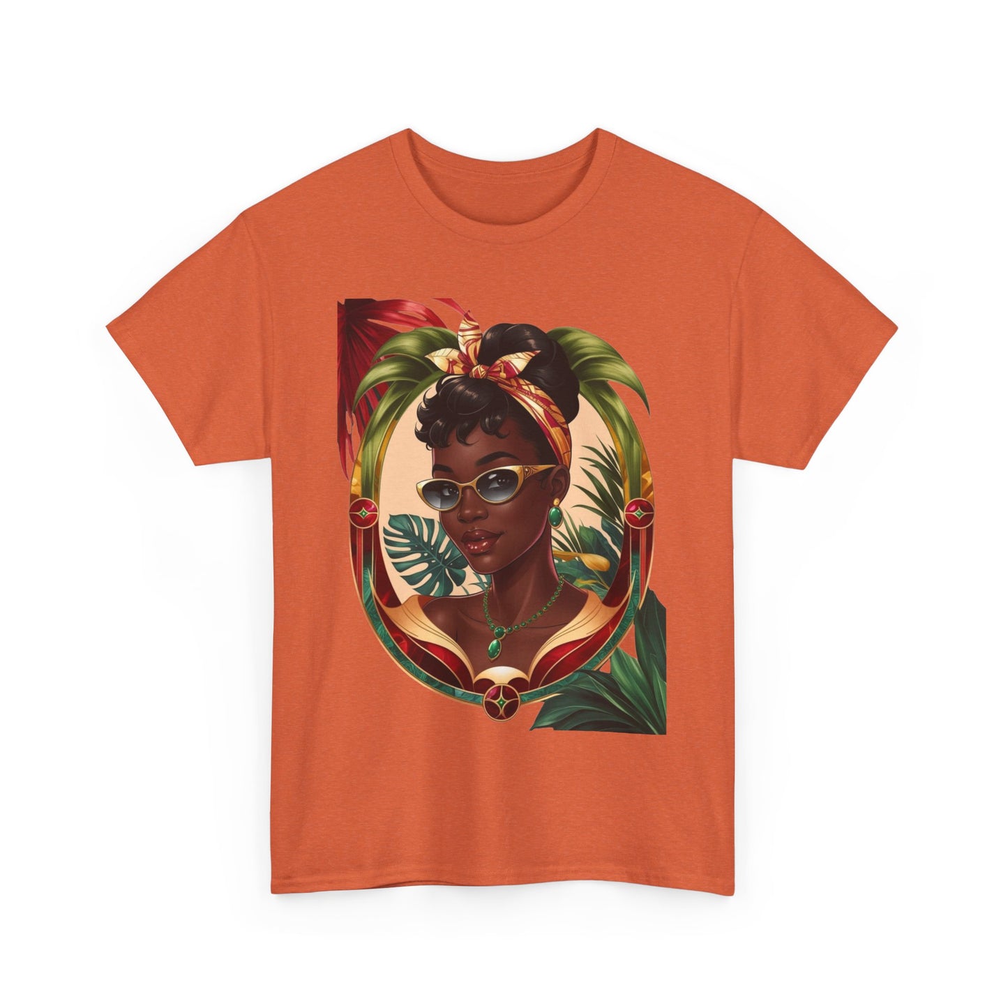 Tropical Vibes Tee - Stylish Summer Top with Chic Latina Art