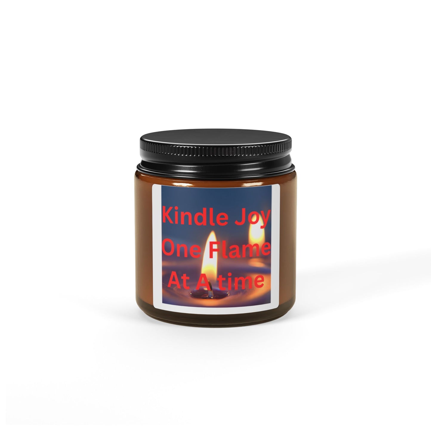 Scented Soy Candle (Multi-Size, Amber Jar)