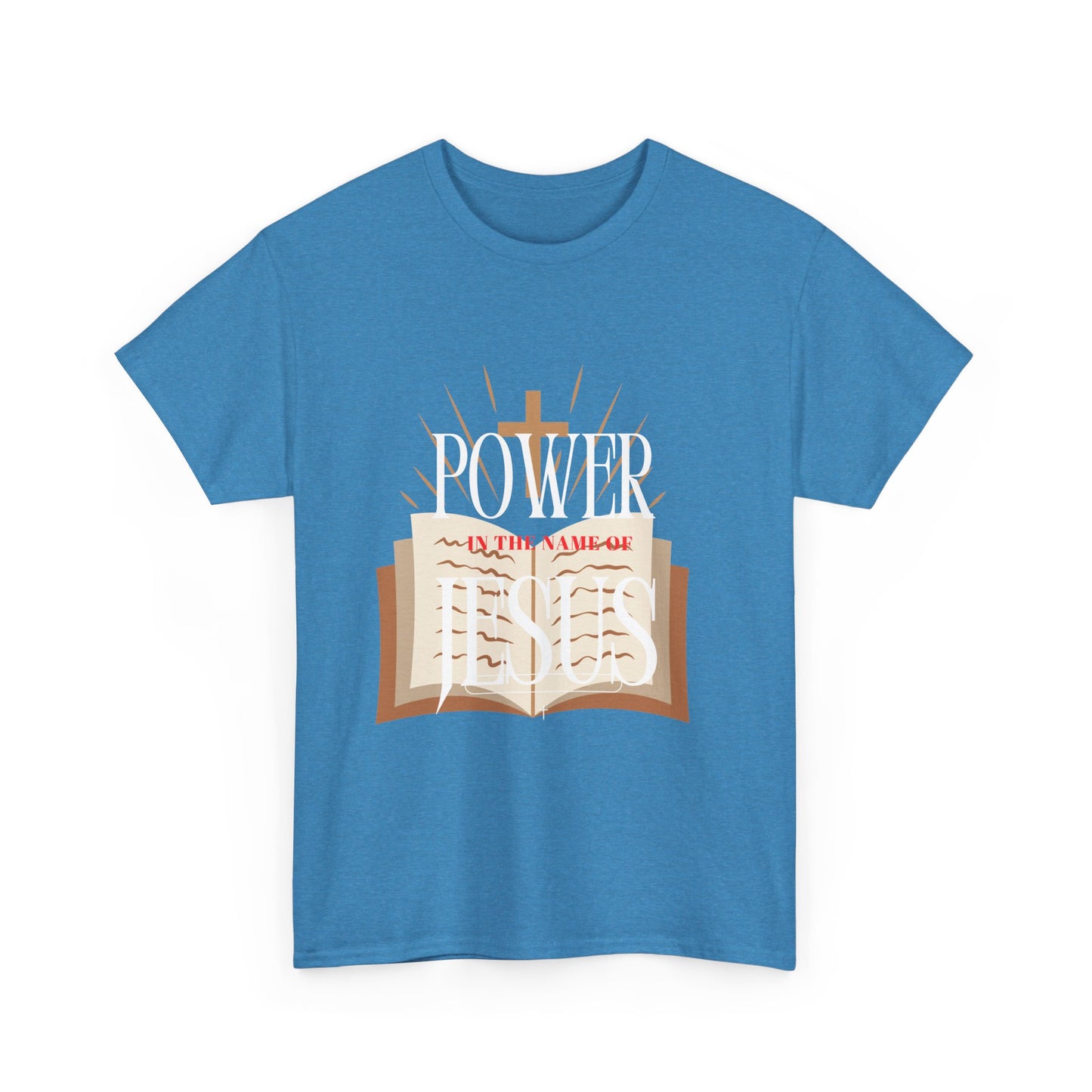 Faith-Inspired Tee - 'In The Name of Jesus' Design