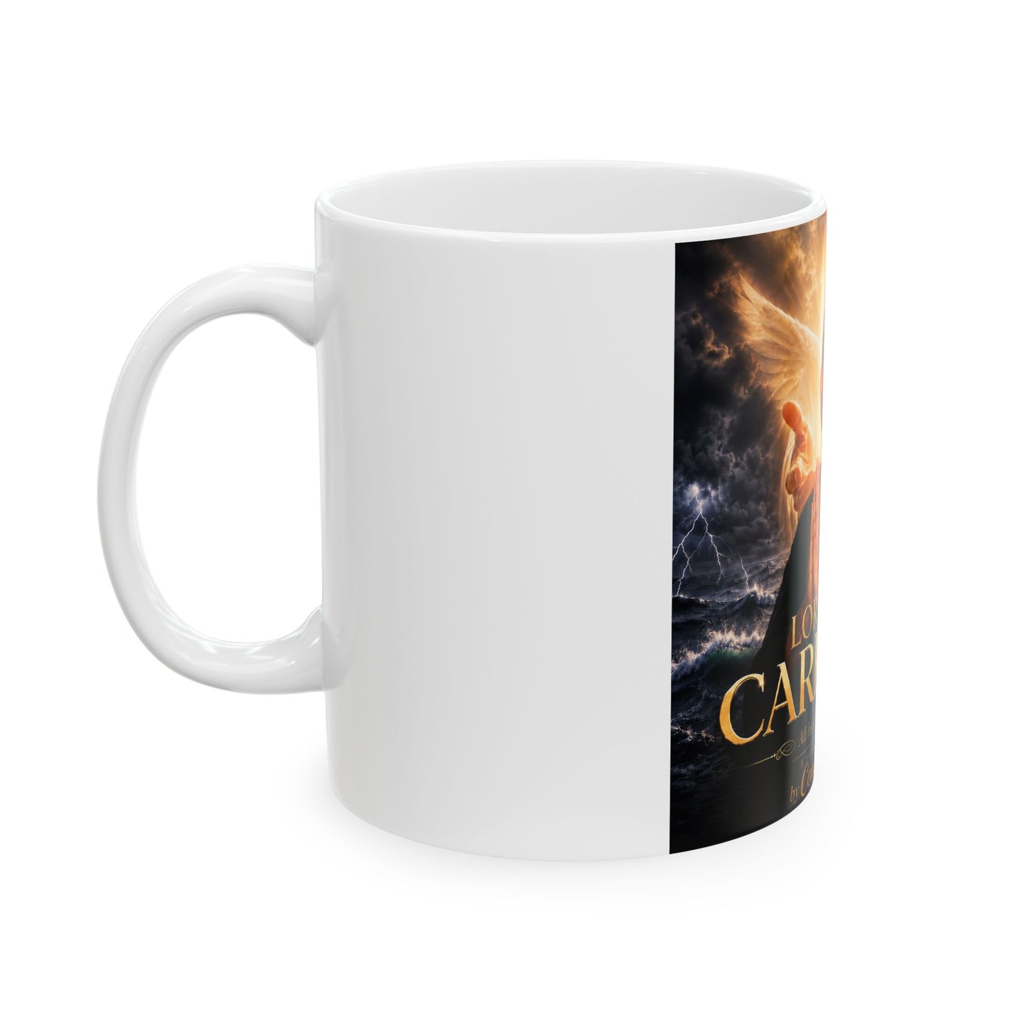 Memorial Prayer Mug — "Lord You Carry Me" Tribute Ceramic Coffee Cup