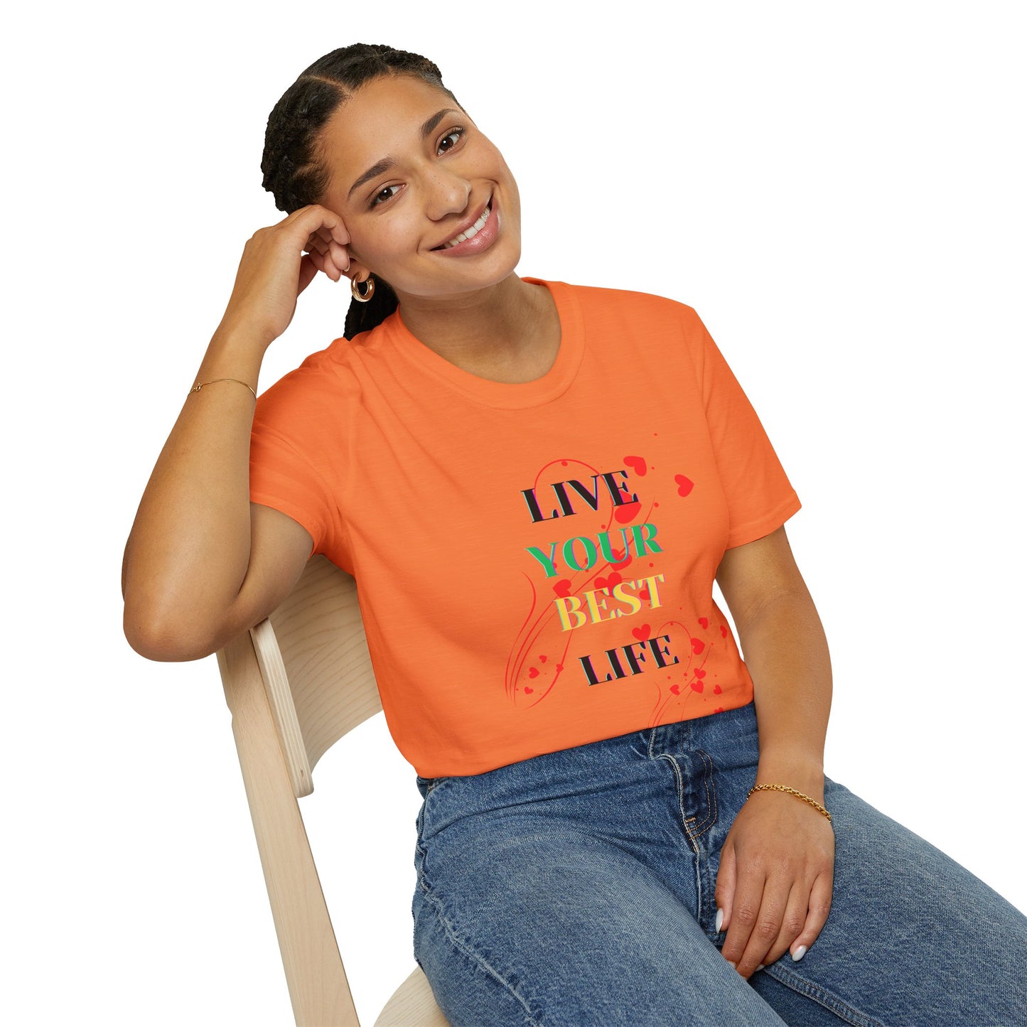 Inspirational T-Shirt - 'Live Your Best Life'