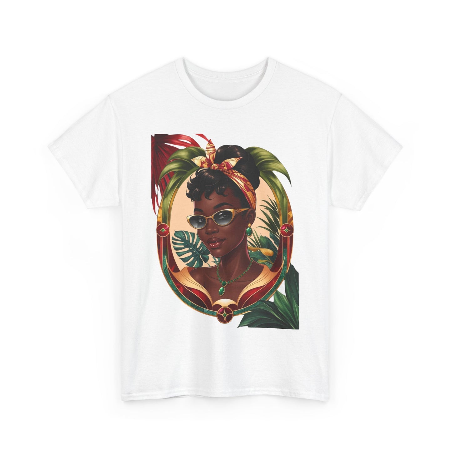 Tropical Vibes Tee - Stylish Summer Top with Chic Latina Art