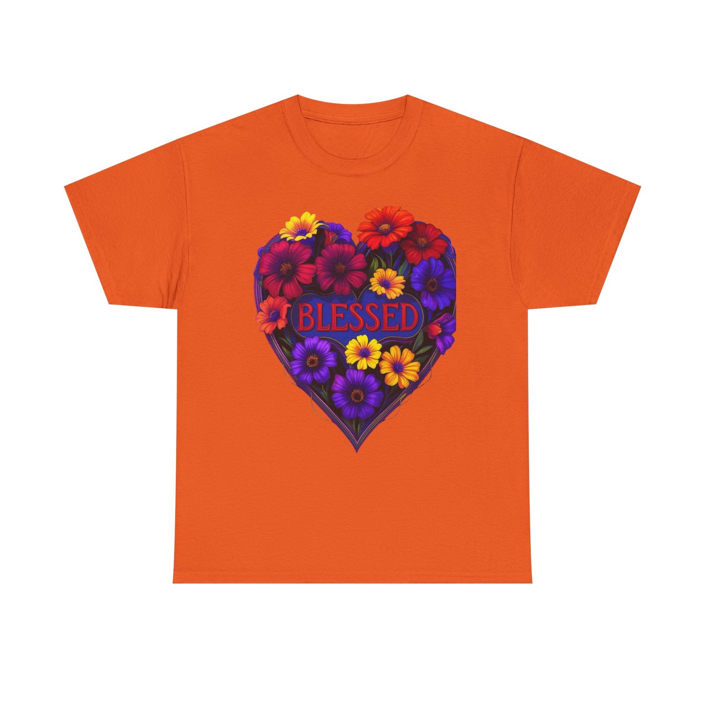 Blessed Heart Floral T-Shirt for Moms