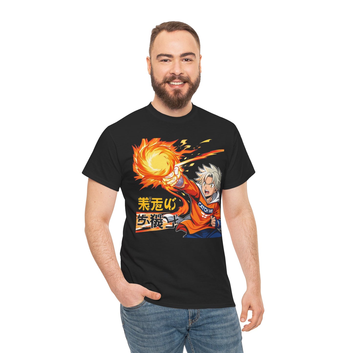 Anime-Inspired Tee - 'Power Burst' Unisex