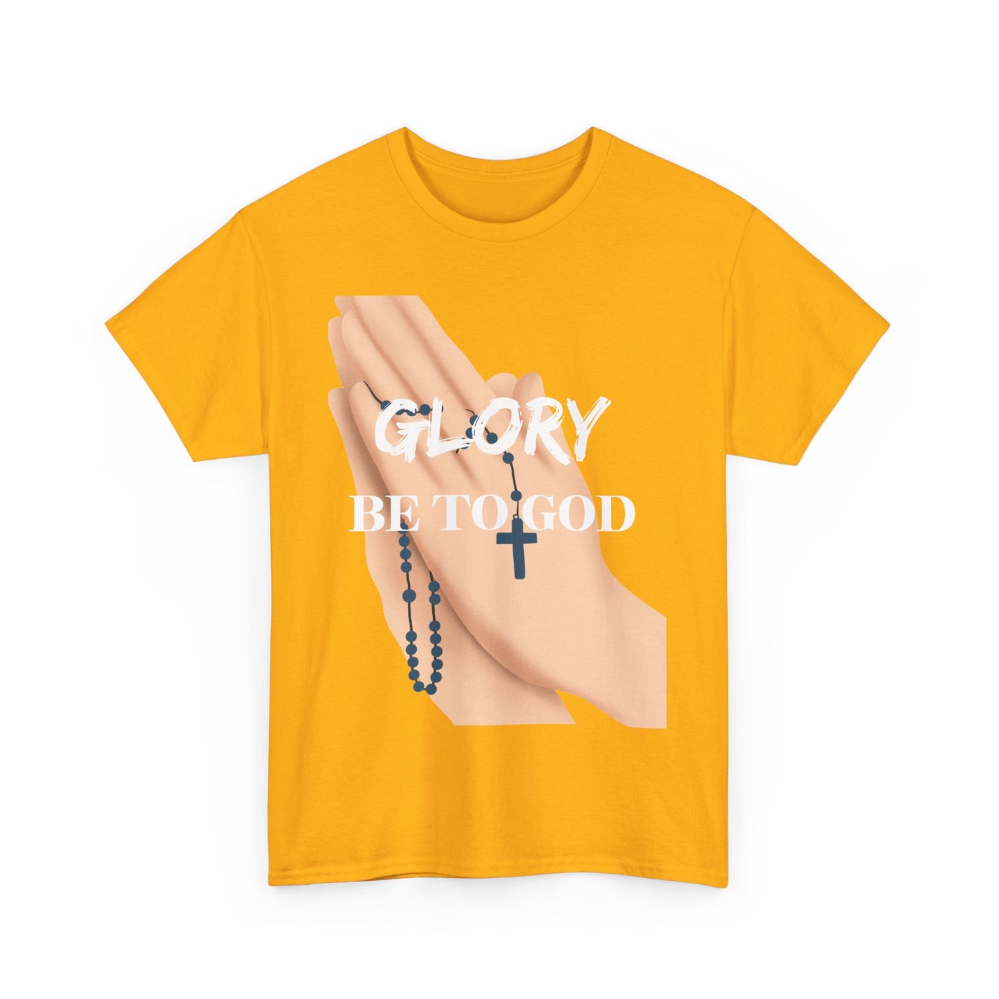 Inspirational Faith Tee - 'Glory Be To God' T-Shirt