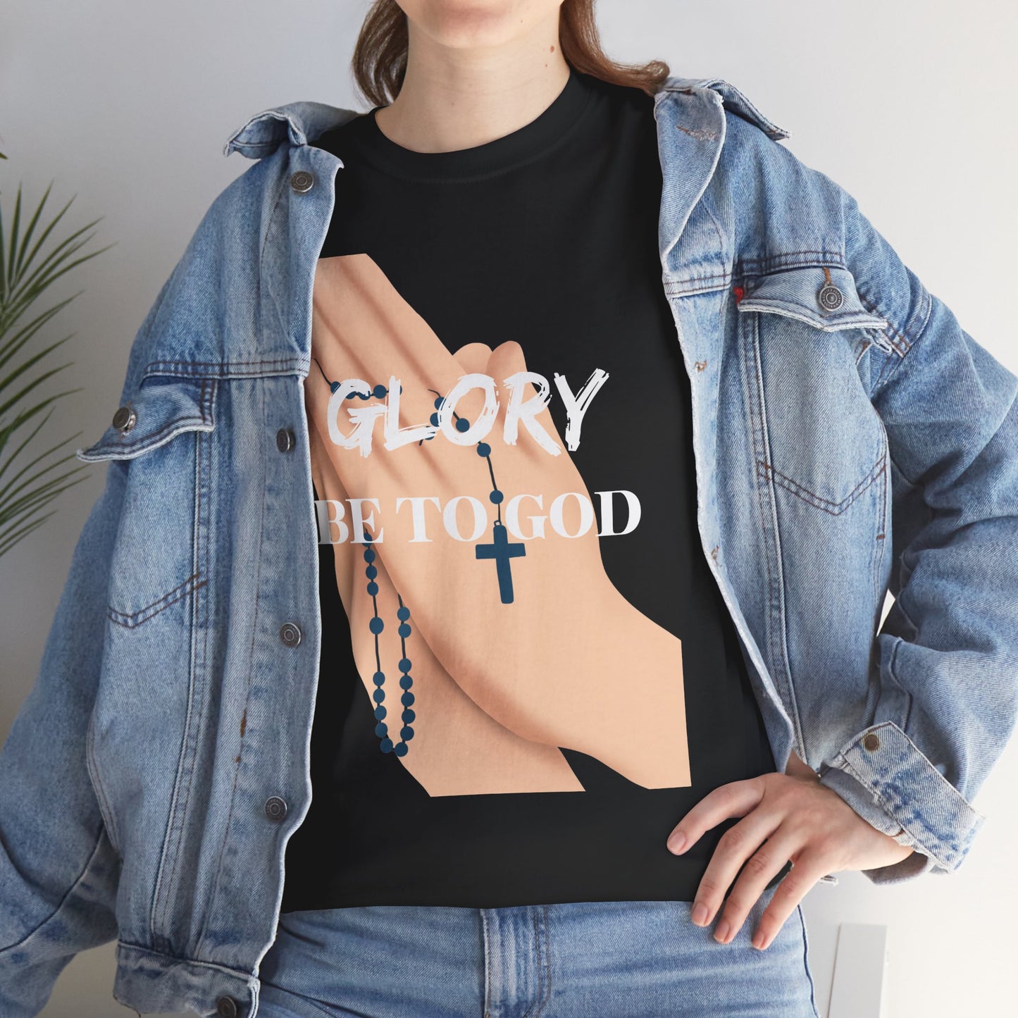 Inspirational Faith Tee - 'Glory Be To God' T-Shirt