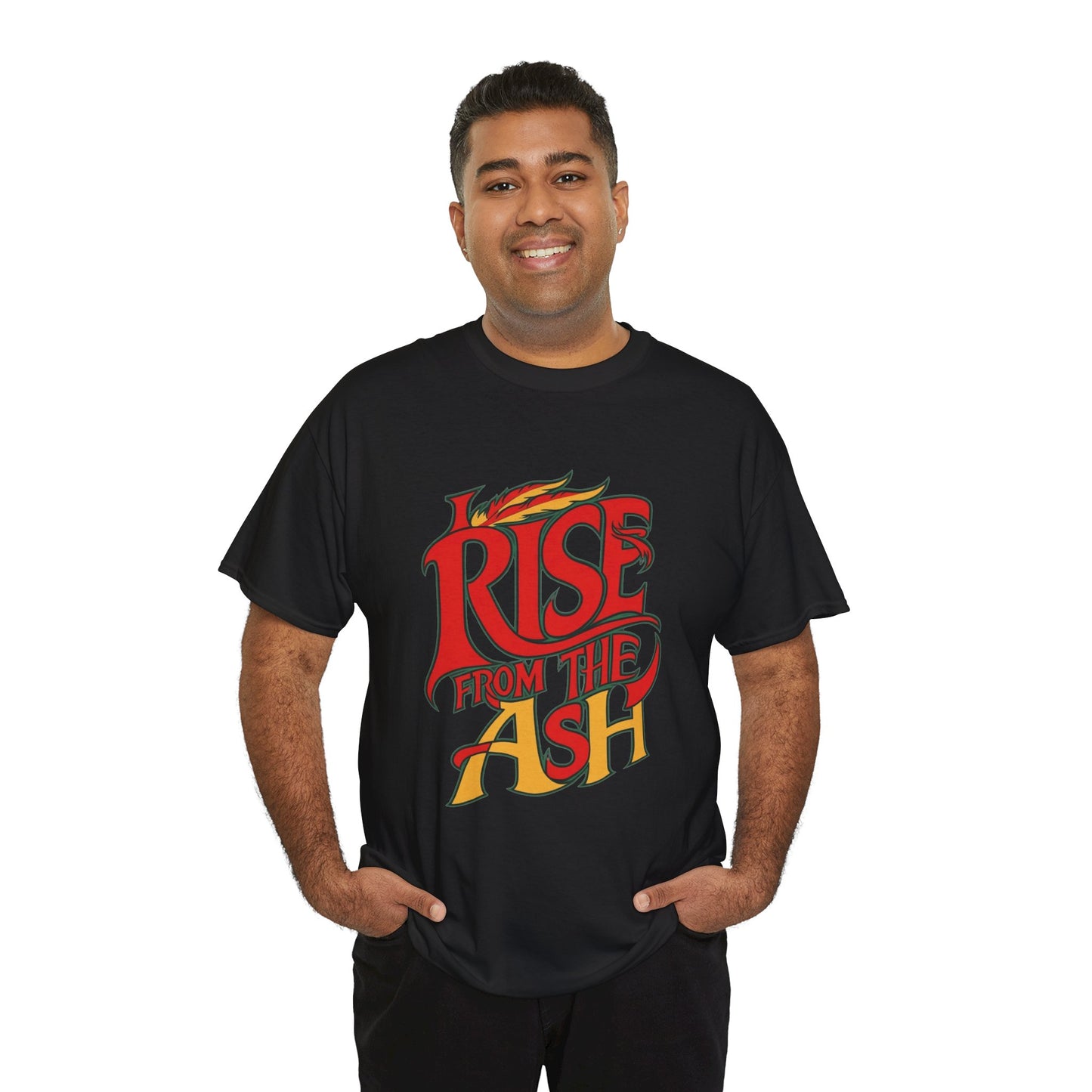 Rise From The Ash T-Shirt - Inspirational Graphic Tee for Empowerment