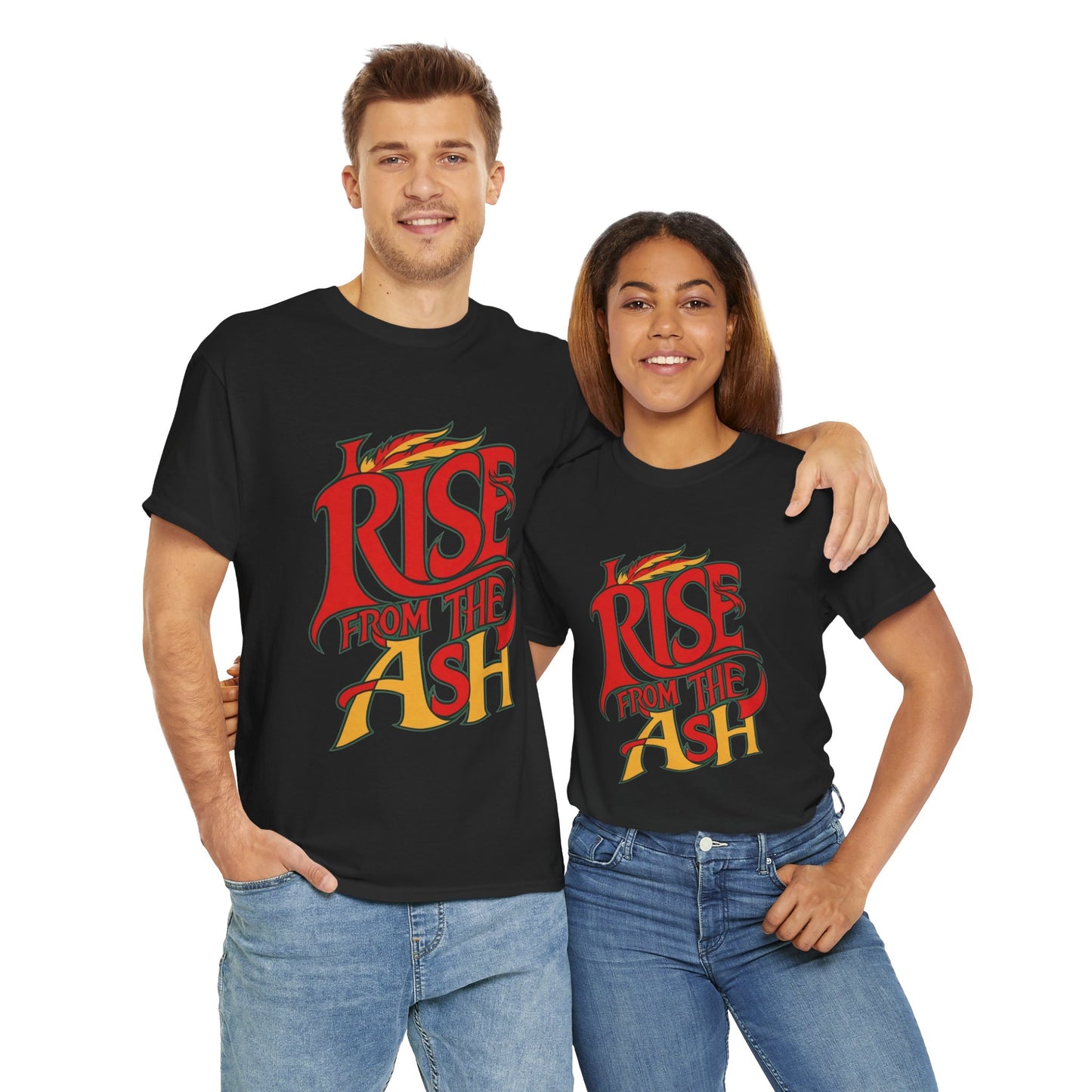 Rise From The Ash T-Shirt - Inspirational Graphic Tee for Empowerment