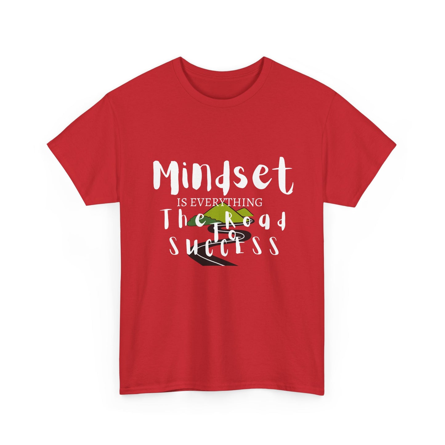 Mindset is Everything Unisex Heavy Cotton Tee - Inspirational Motivational T-Shirt