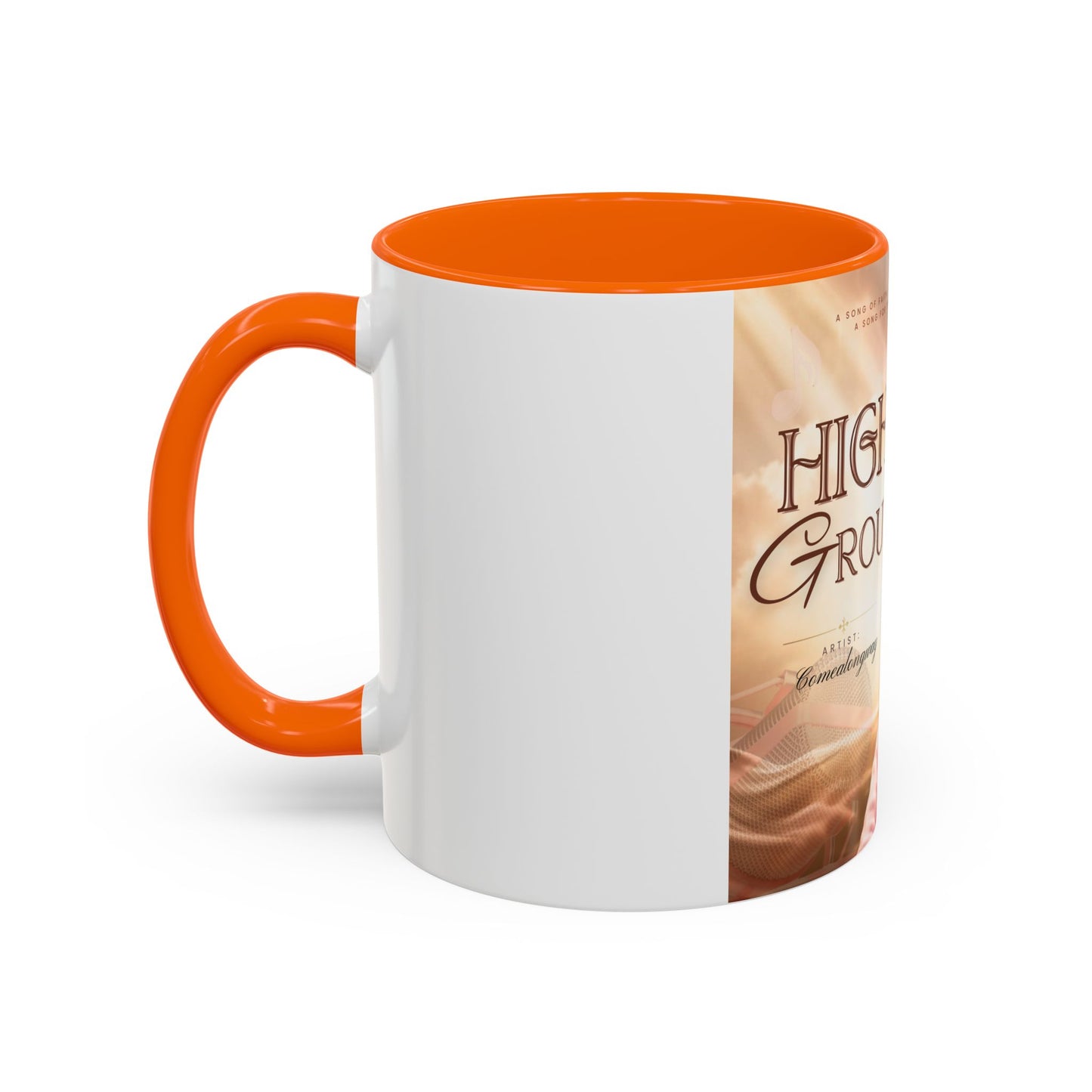 Higher Ground Inspirational Coffee Mug — Personalized Memorial Tribute 11/15oz