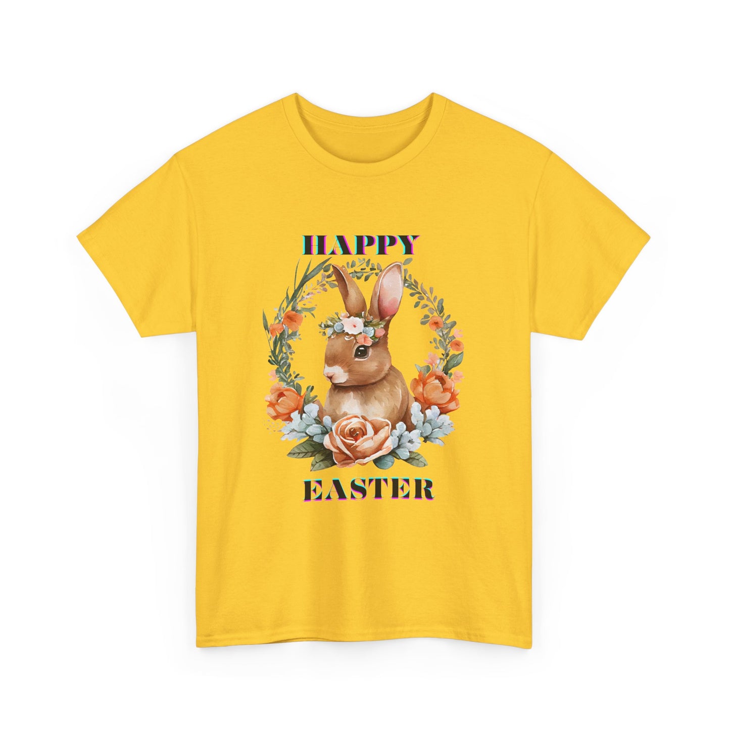 Easter Floral Bunny Unisex Tee