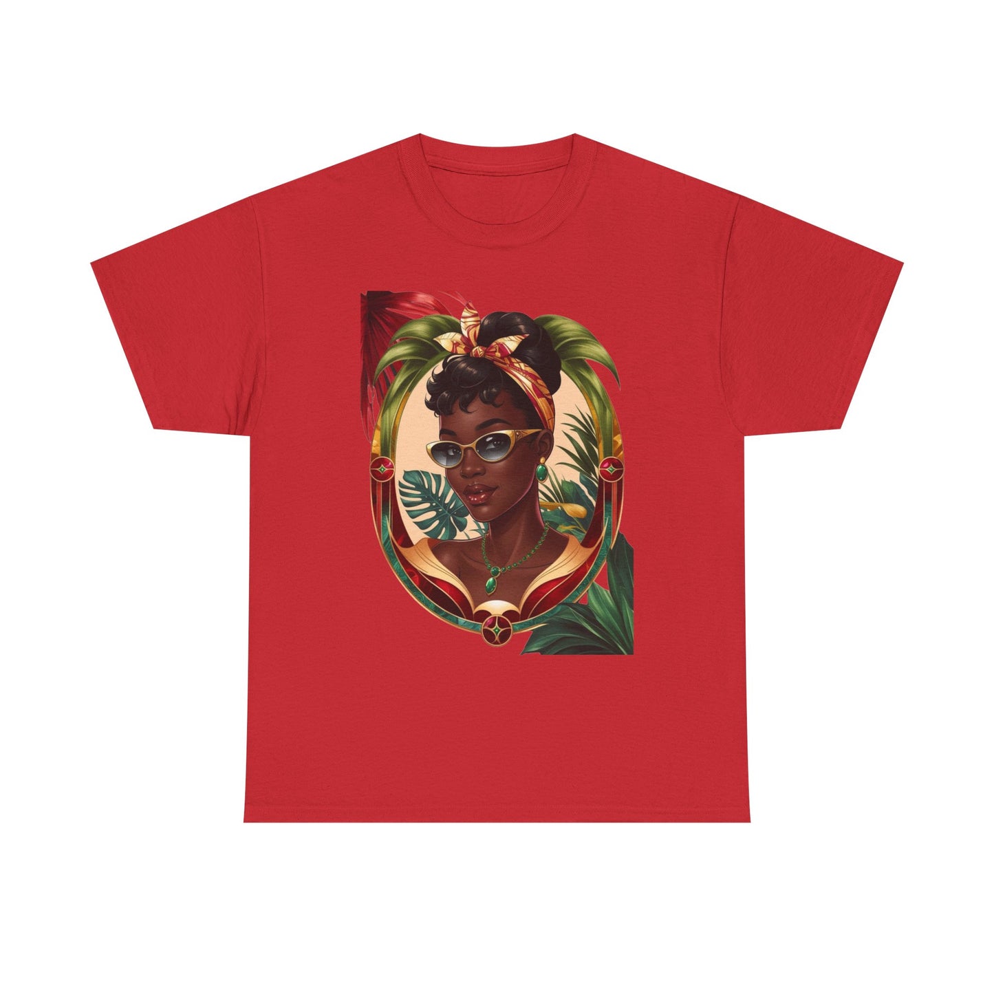 Tropical Vibes Tee - Stylish Summer Top with Chic Latina Art