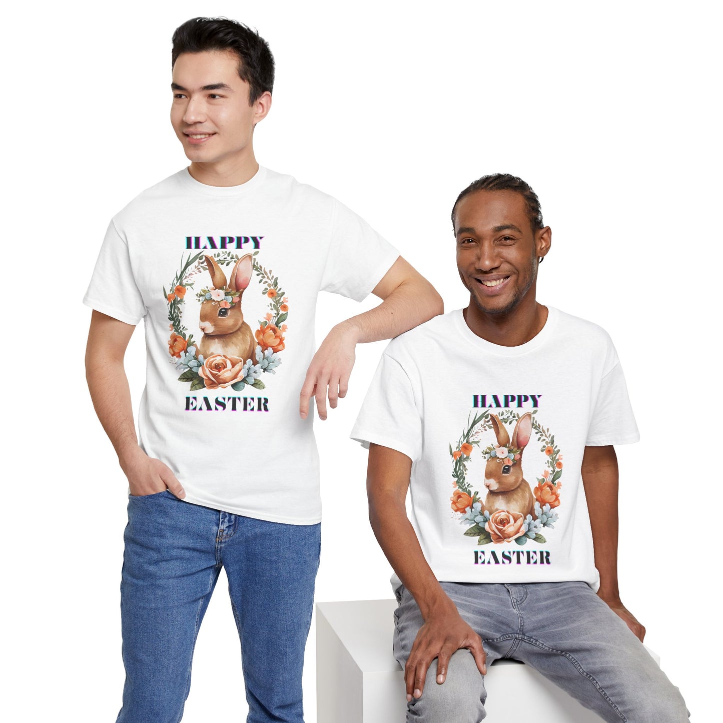 Easter Floral Bunny Unisex Tee