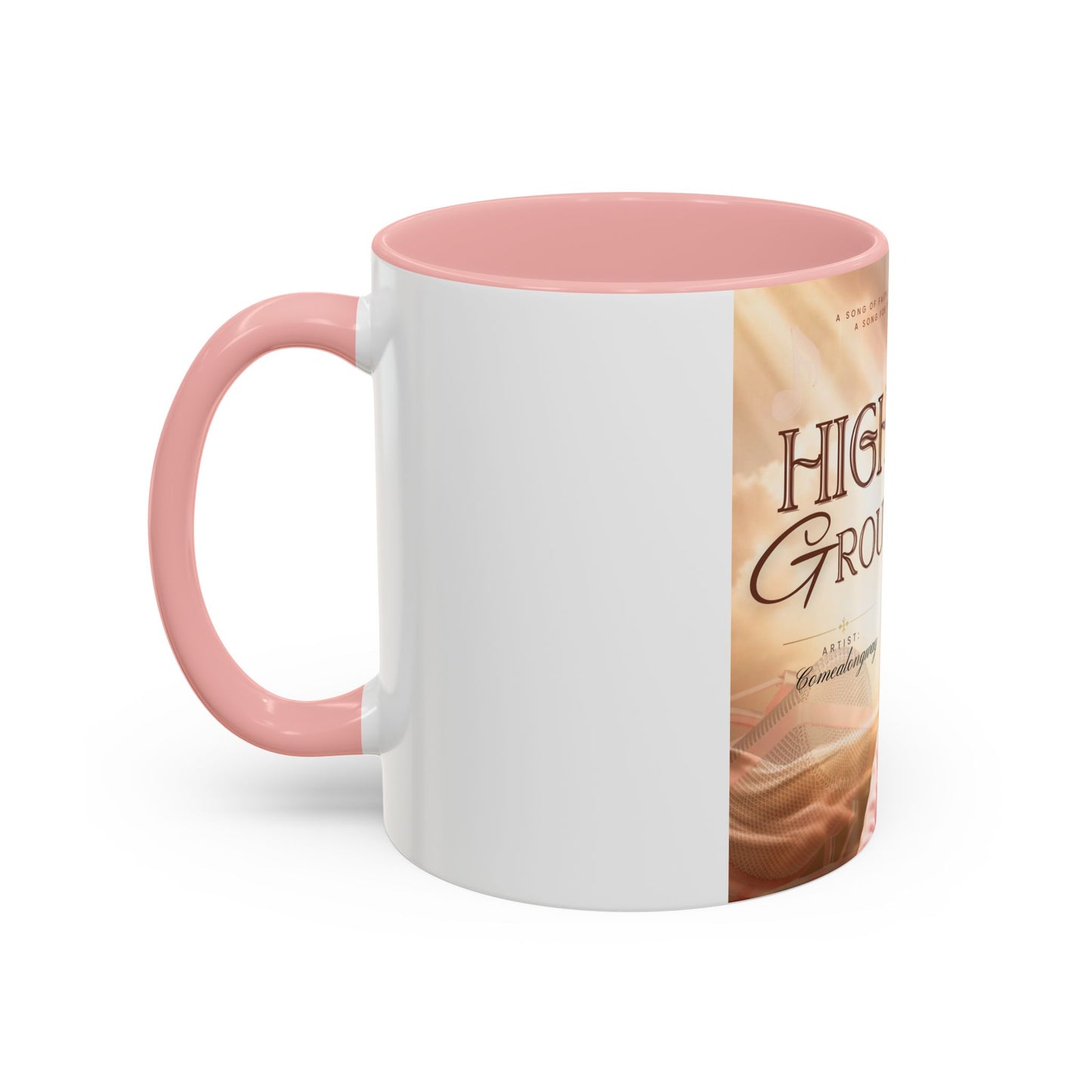 Higher Ground Inspirational Coffee Mug — Personalized Memorial Tribute 11/15oz
