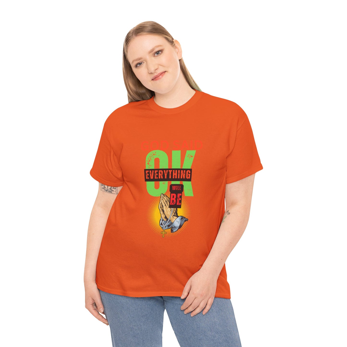 Inspirational Tee - 'God Said OK' Design