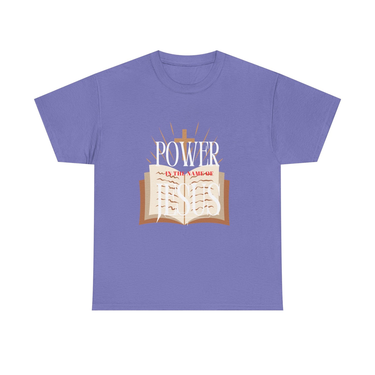 Faith-Inspired Tee - 'In The Name of Jesus' Design