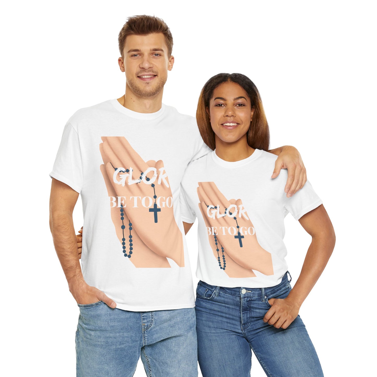 Inspirational Faith Tee - 'Glory Be To God' T-Shirt